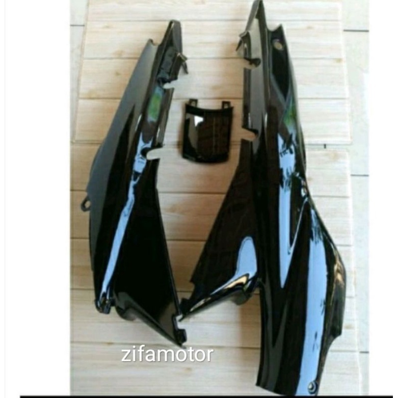 COVER BODY SUPRA X LAMA FULL BODY HALUS warna biru merah hitam polos