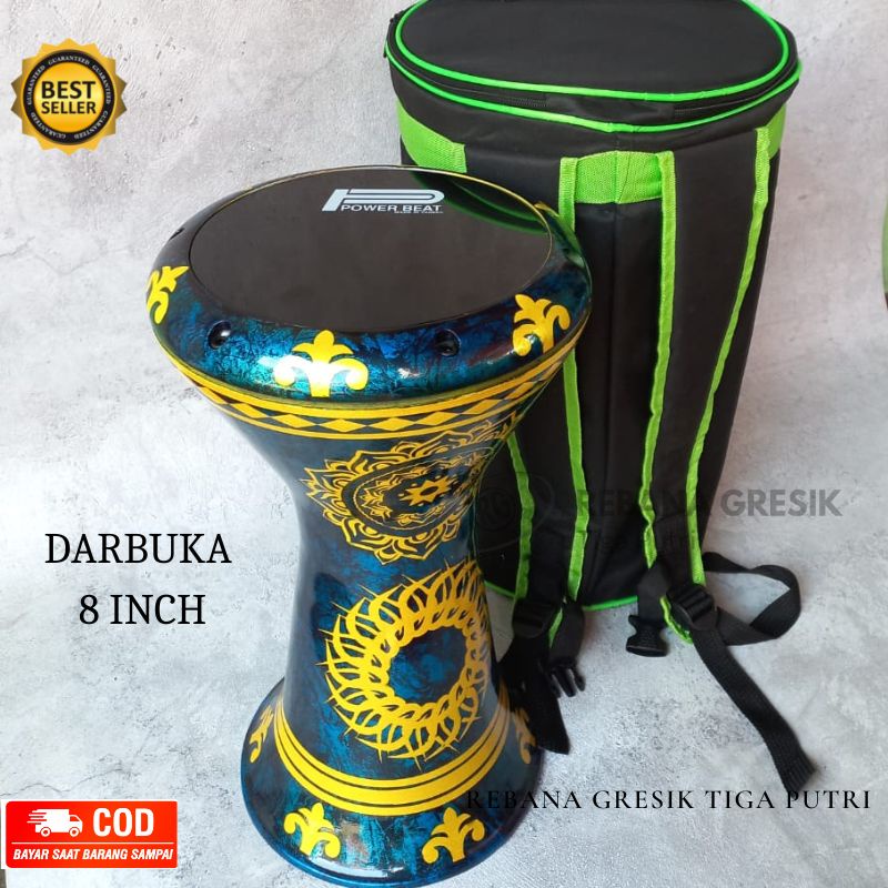 Darbuka almunium cor ukuran 8  in dumbuk