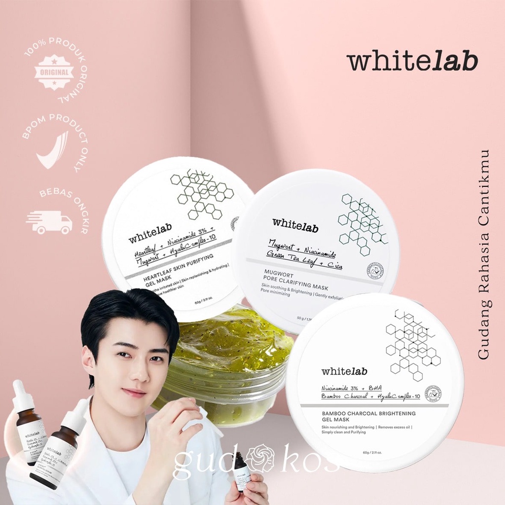 WHITELAB All Mask | Mugwort Pore Mask | Heartleaf Mask | Bamboo Charcoal Mask