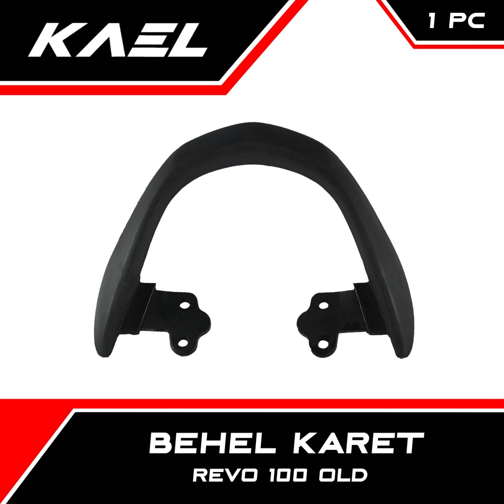 Behel Karet Revo 100 Lama-Old Begel-Pegangan Tangan-Bracket-Breket-Braket-Brecket-Handle-Handel-Hendel-Hendle Besi Jok-Jox Belakang