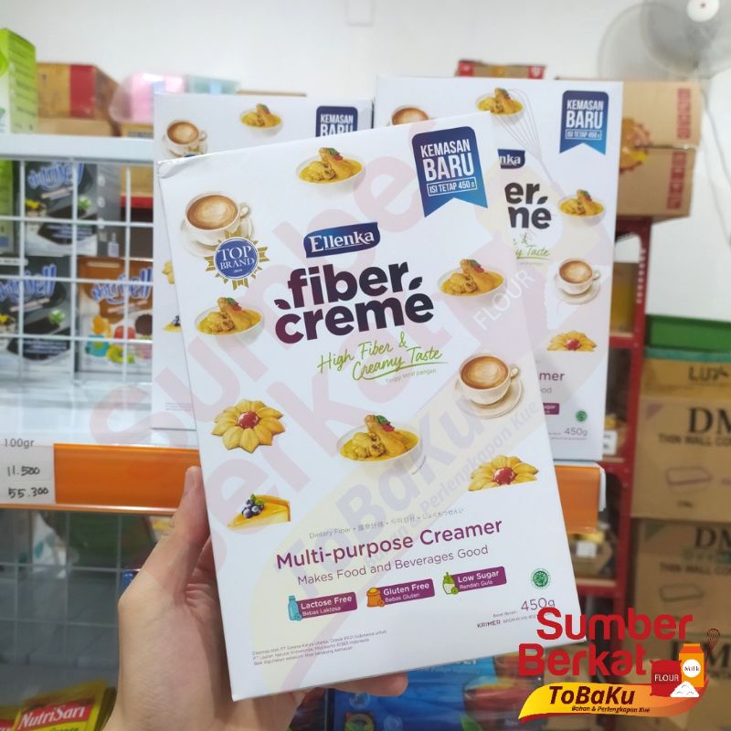 

Fiber Creme Krimer Bubuk Creamer Krimer Minuman Makanan Pengganti Santan 450 gr Murah Grosir