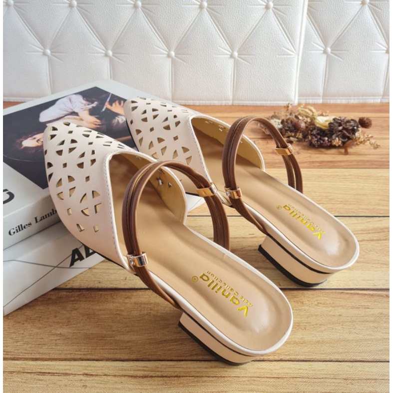 ABBUSHOES Bm 93 bapau mules opek nirin 3cm