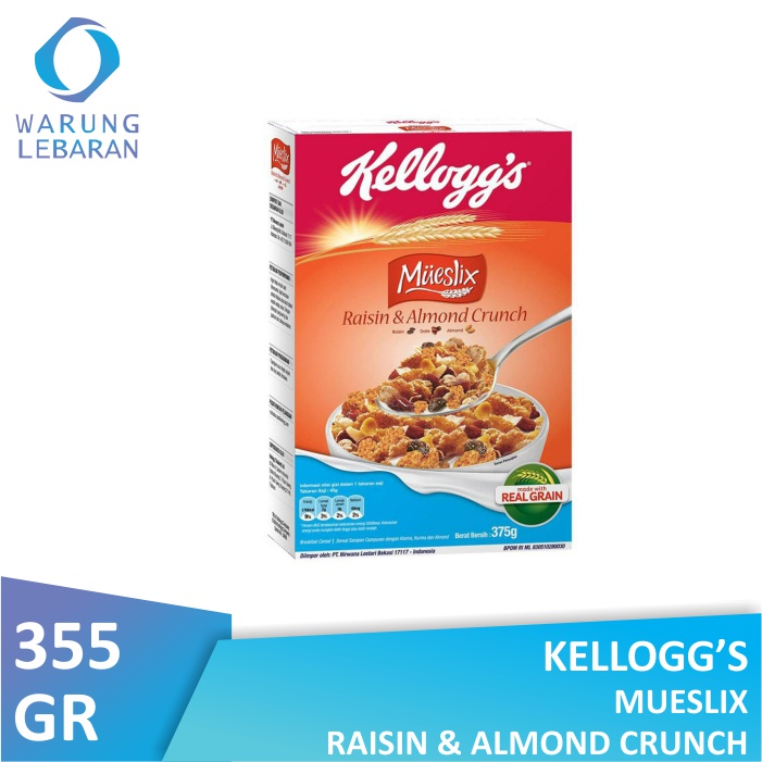 Kelloggs Mueslix Raisin Almond 355gr