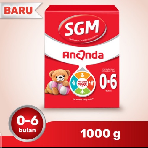 SGM ANANDA 1 (0-6BULAN) SUSU FORMULA 1000GR