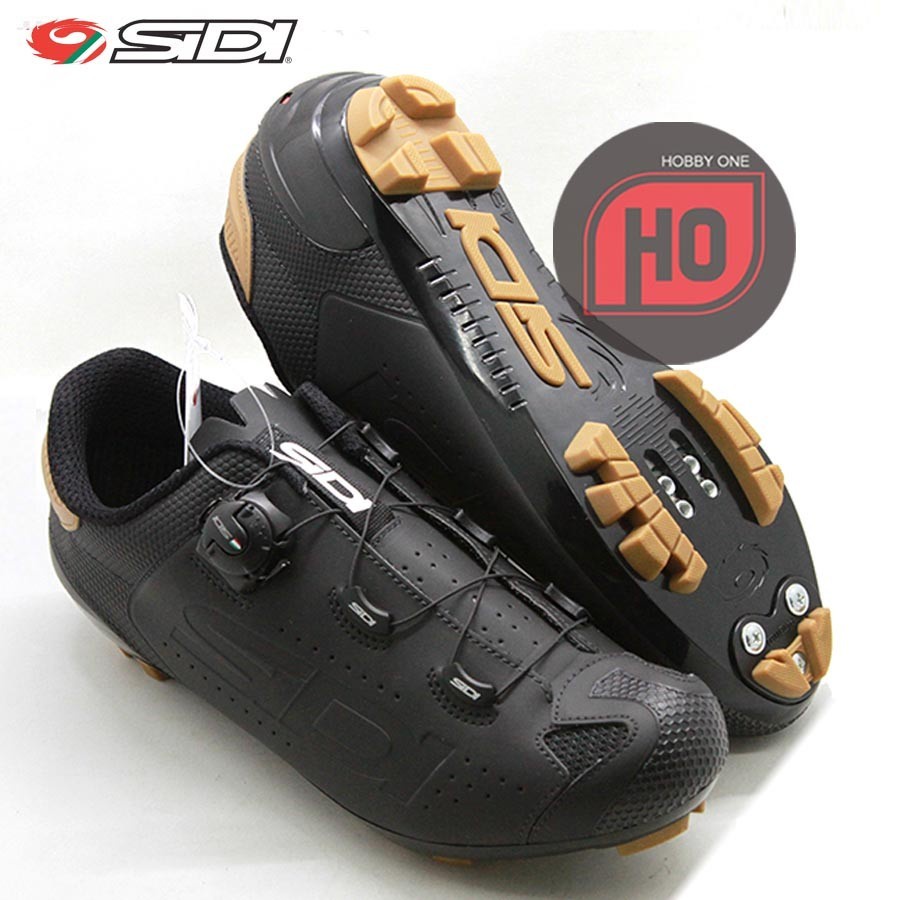 SIDI MTB DUST BLACK BLACK - Sepatu Cleat MTB