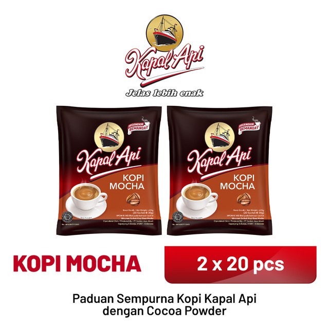 

KAPAL API MOCHA 2 BAG (20 X 30 GR)