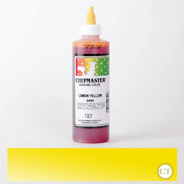 

Chefmaster LiquaGel Lemon Yellow 298gr