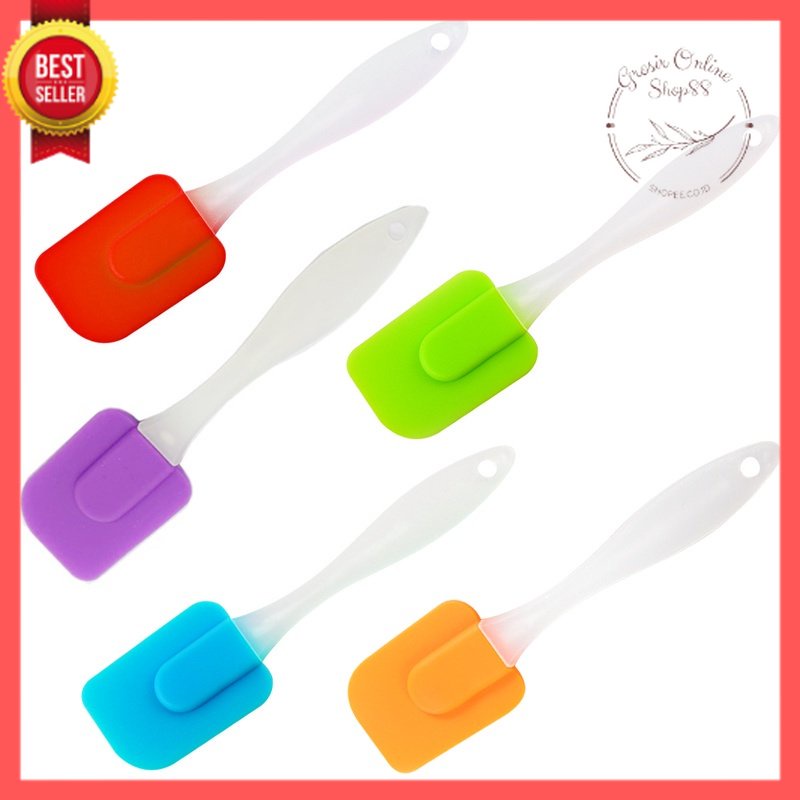 GOS - A112 - Spatula Pengikis Kue SIlicone Tahan Panas / Spatula Silikon / Pengaduk Kue Adonan