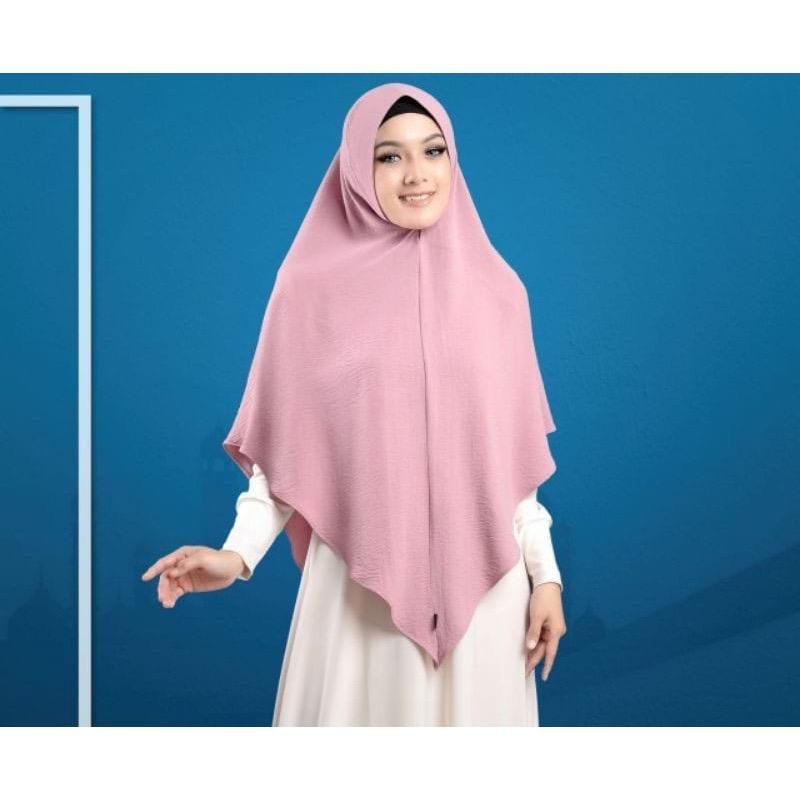 KHIMAR LV CRINKLE AIRFLOW/HIJAB CRINKLE/BERGO INSTAN AIRFLOW PREMIUM/ORI AZOOLA