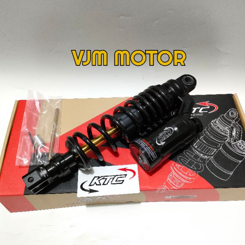 Shockbreaker Ktc extreme Beat Scoopy Mio Vario 150 Black series ukuran 325mm