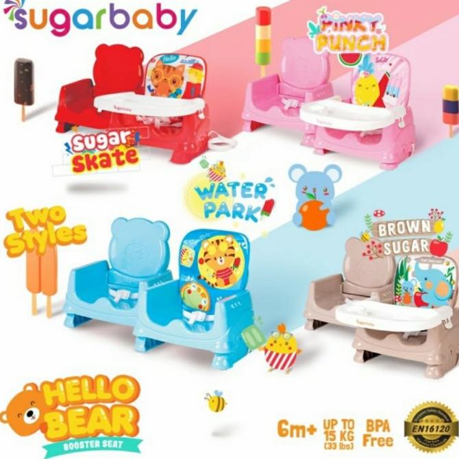 Sugar Baby Sit On Me Folding Booster Seat Kursi Makan Bayi Dengan Meja