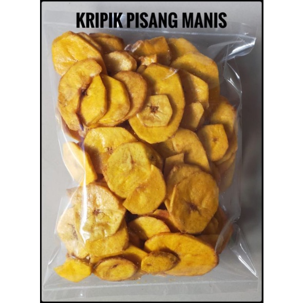 

Keripik pisang koin manis