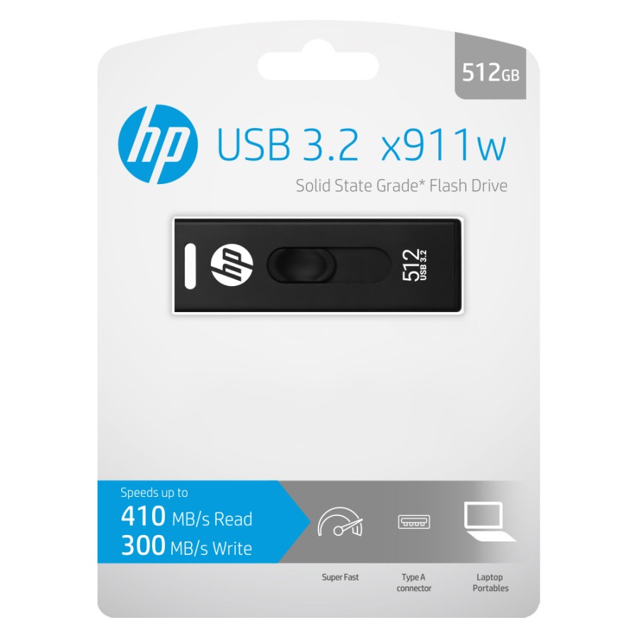 Flashdisk HP X911W Usb 3.2 Original - 512GB