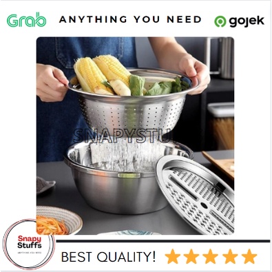 MULTIFUNCTIONAL HAPPIE CUTTER / POTONG & CUCI SAYURAN JADI PRAKTIS ss