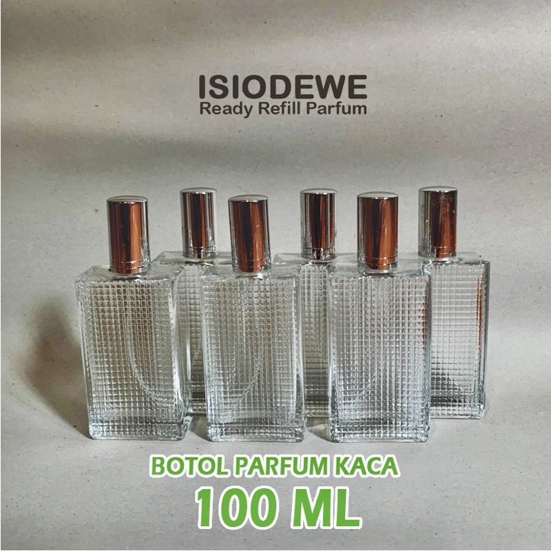 Botol Parfum Refill Kaca 100 ml (Kristal)
