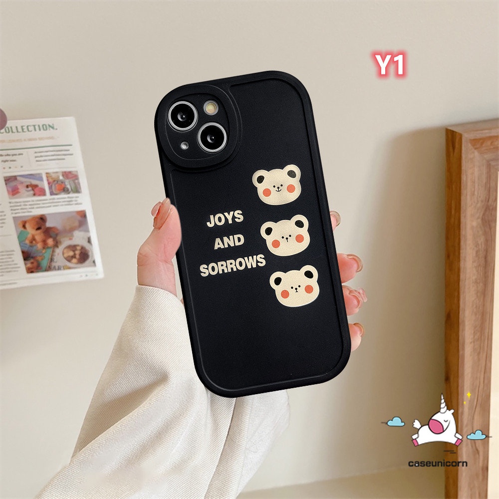 Case Beruang Lucu Korea Vivo Y51A Y02 Y36 Y15s Y20 Y16 Y35 Y11 Y22 Y22s Y21s Y20i Y33s V25 Y12i Y12 Y21 Y15 Y17 V23E V23 Y31 Y91C Y53s Y51 Y50 Y15A Y91 Y95 Y20s Y30 Casing Kartun Lembut