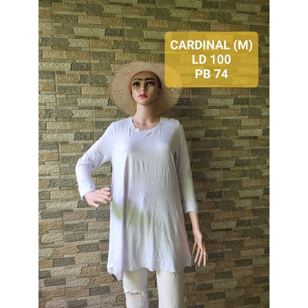 KAOS ATASAN BLOUSE TUNIK CARDINAL ORIGINAL