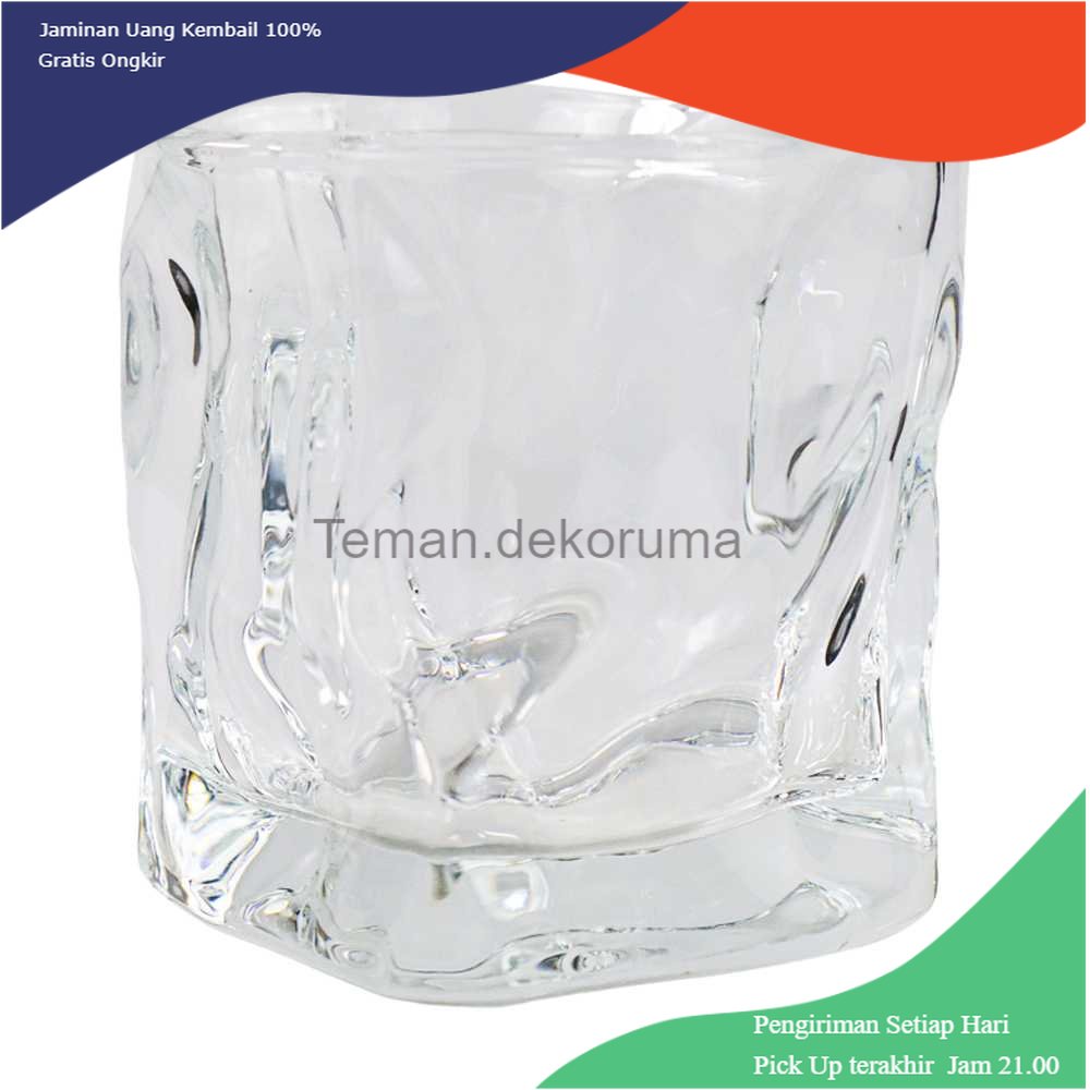 TD - PR JINYOWJA Gelas Cangkir Whisky Wine Glass Cup Sloki 244ML - YJ150