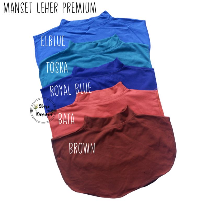 Manset Leher Bahan Kaos Premium