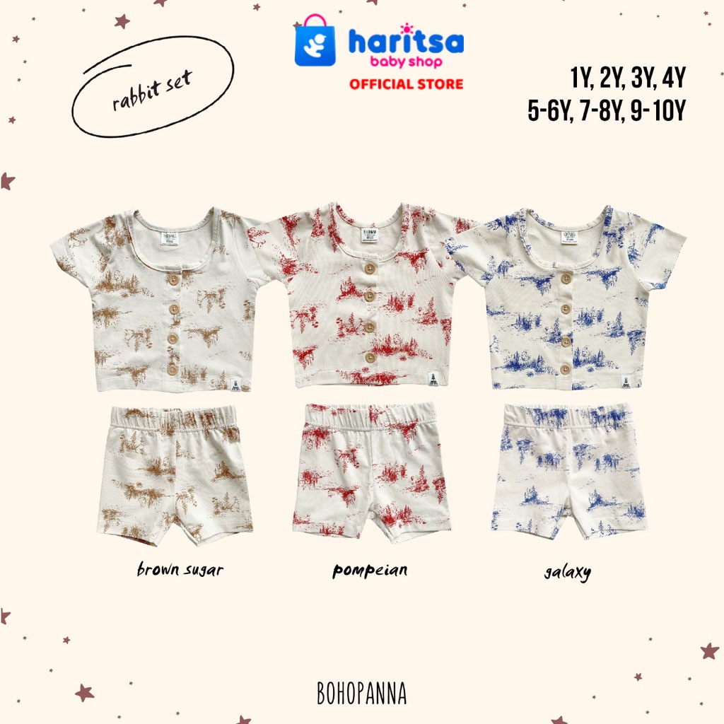 Bohopanna - Rabbit Set / Setelan Anak Unisex