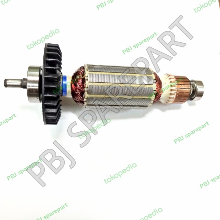armature angker rotor aplikasi untuk gerinda GM9554 GM 9554