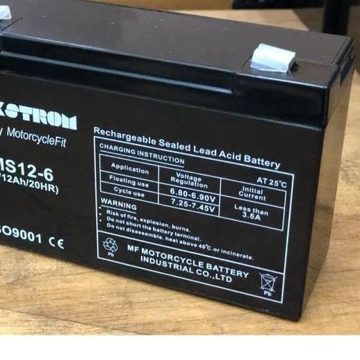 Aki 6v 12ah 6v12ah 6 v 12 ah MF aki kering VRLA