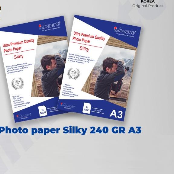 

Kertas Foto Inkmate Photo Paper Silky A3 240gr