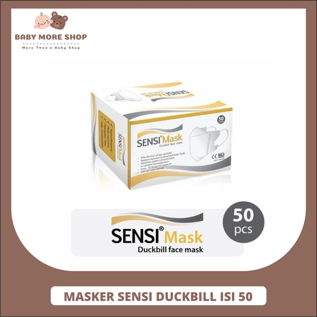 MASKER SENSI DUCKBILL ISI 50 / MASKER SENSI ORIGINAL