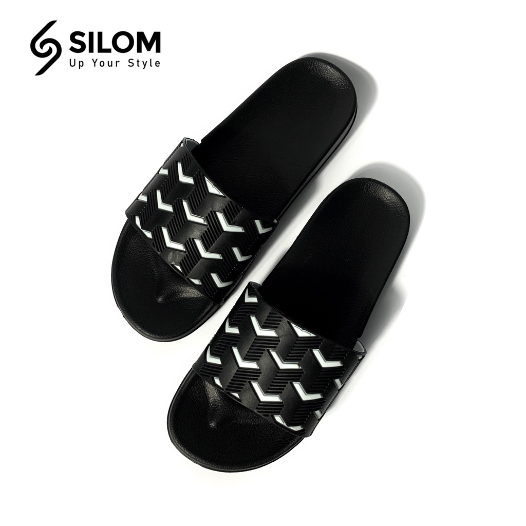 Sandal Slide Pria Anti Air Sendal Silom S-Cros Slop Karet Flip Flop