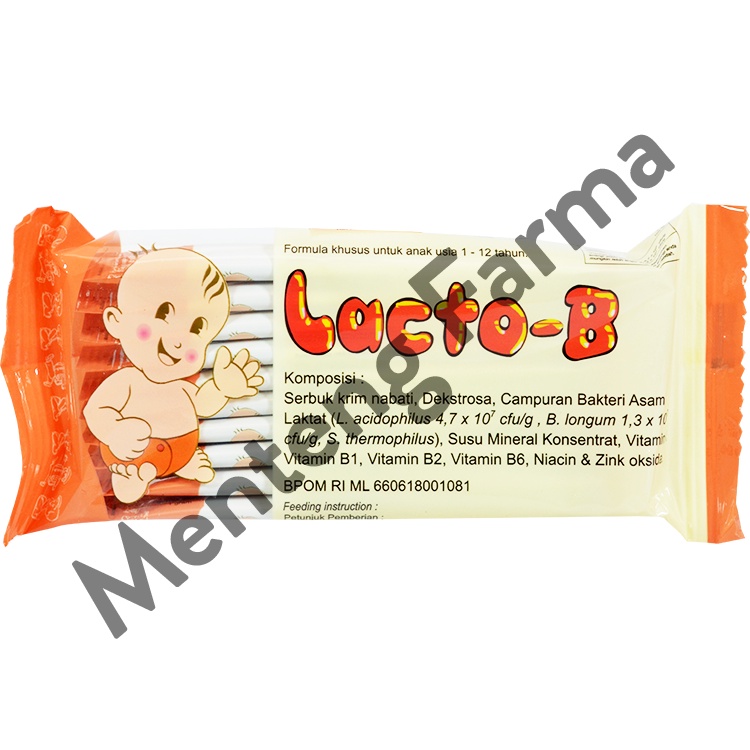 Lacto-B Pack Isi 10 Sachet - Suplemen Pencernaan Anak Anak