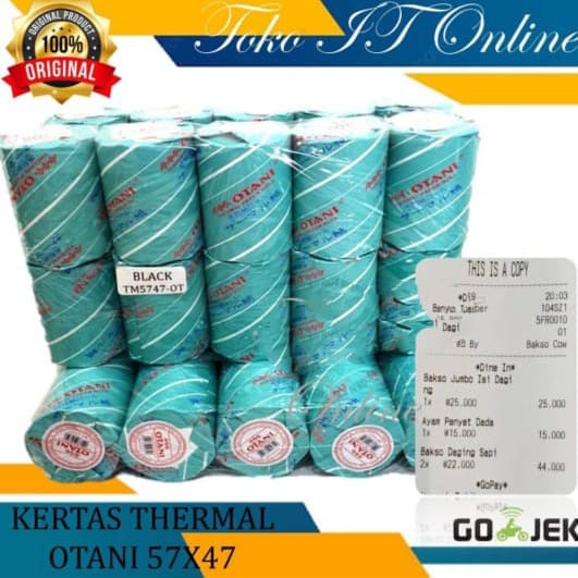 

```````] Kertas termal struk 57x48 mm struck kasir bluetooth thermal paper prin