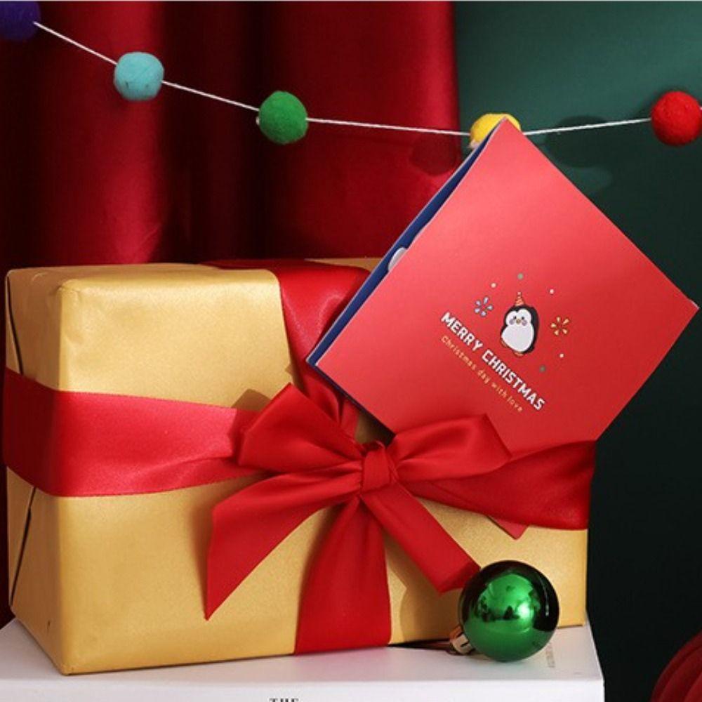 Mxbeauty Kartu Ucapan Dengan Amplop Snowman Kartun Menikah Hadiah Natal Tahun Baru Sinterklas Undangan Pesta Thank You Card