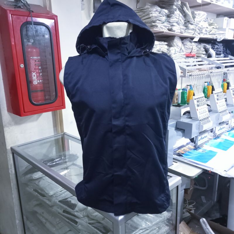 rompi polos Navy biru Dongker rompi Jakarta