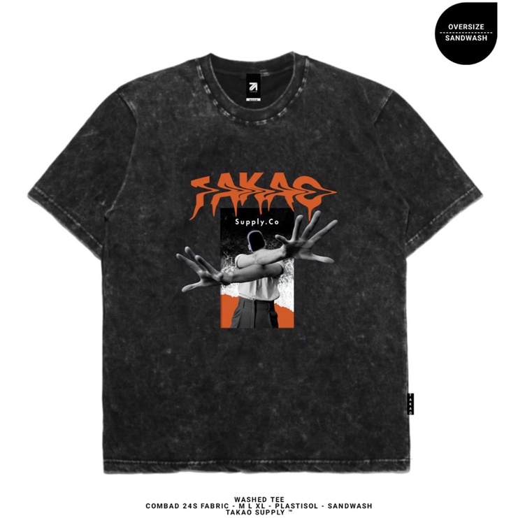 Oversize Washed T-Shirt Takao