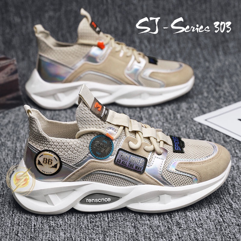 [OOS] Sepatu Sneakers Pria Trendy Buat Ngumpul atau OOTD Kualitas Import Premium -303