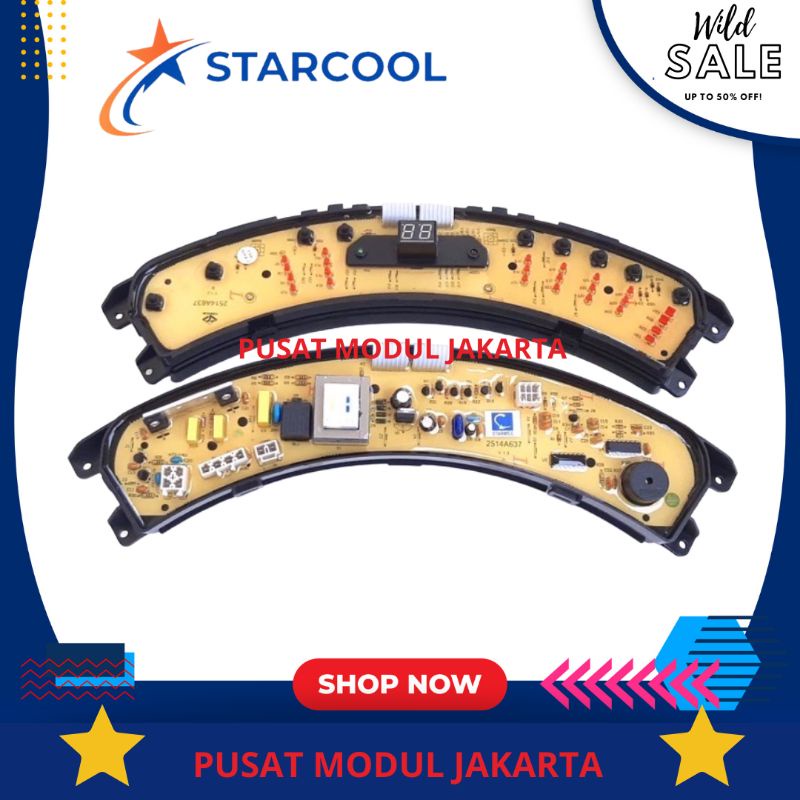 SHARP ES-N70 / ES-N75 modul pcb mesin cuci Top Loading