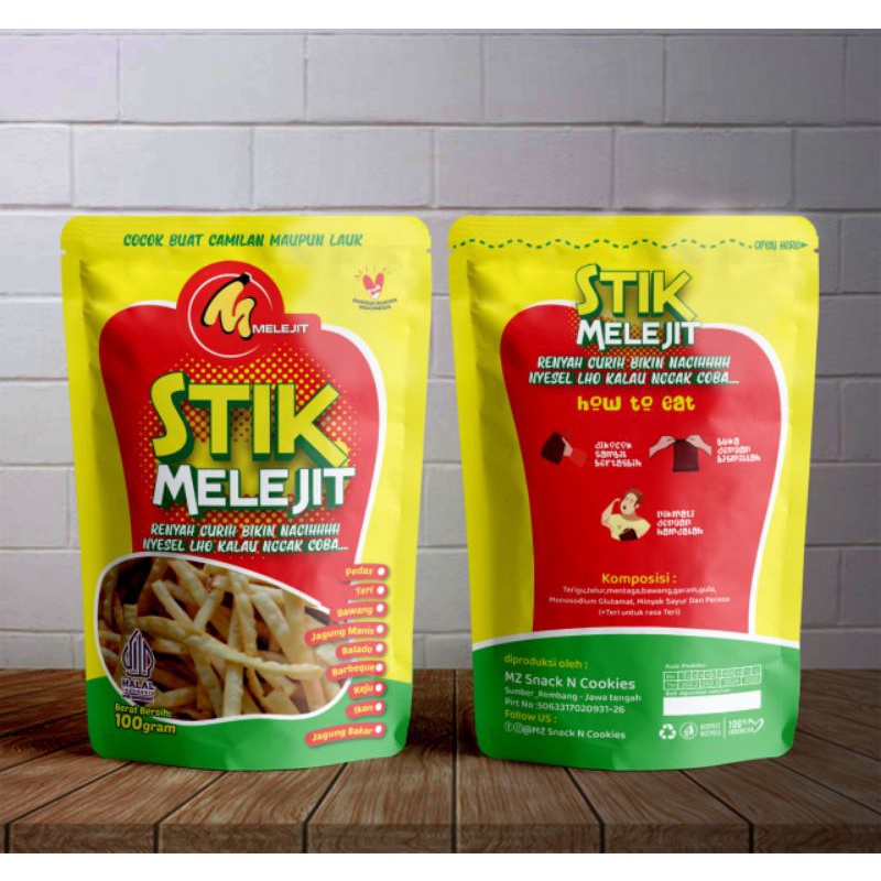 

Snack stik rasa teri 100 gram