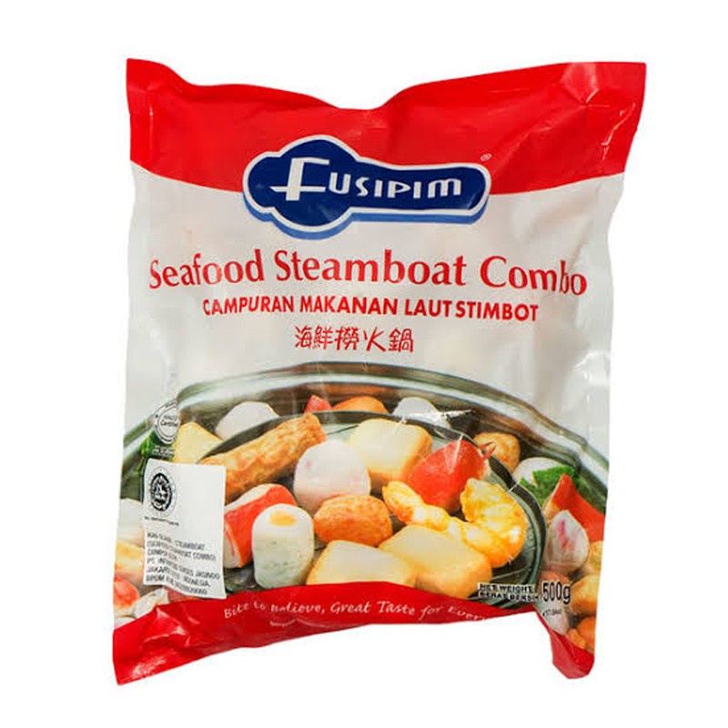 Makanan Laut Shabu Campuran Frozen Food Fusipim Seafood Steamboat Combo 400Gr