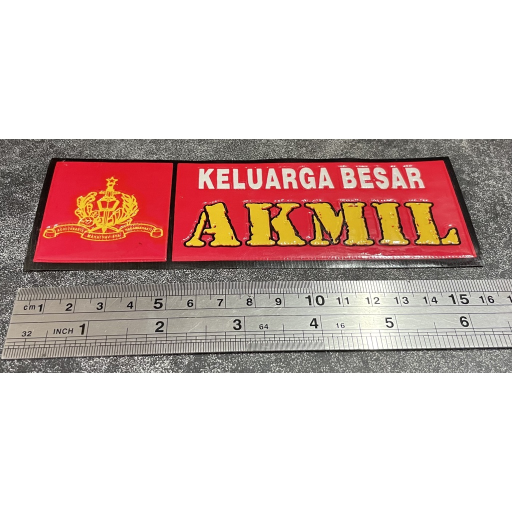 Sticker Keluarga Besar AKMIL (Panjang) - Stiker Angkatan Militer - Sticker Mobil - Stiker