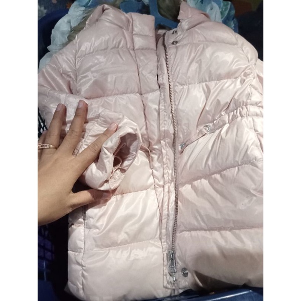 jaket bulu musim dingin anak perempuan second