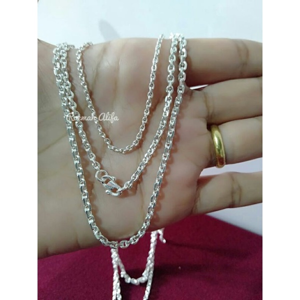 Kalung Perak Rantai Medan kalung Anak dan Dewasa