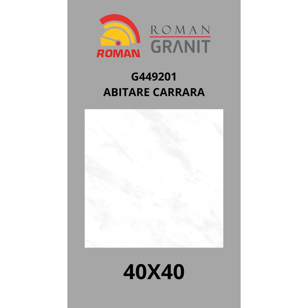 ROMAN KERAMIK ABITARE CARRARA 40X40 G449201