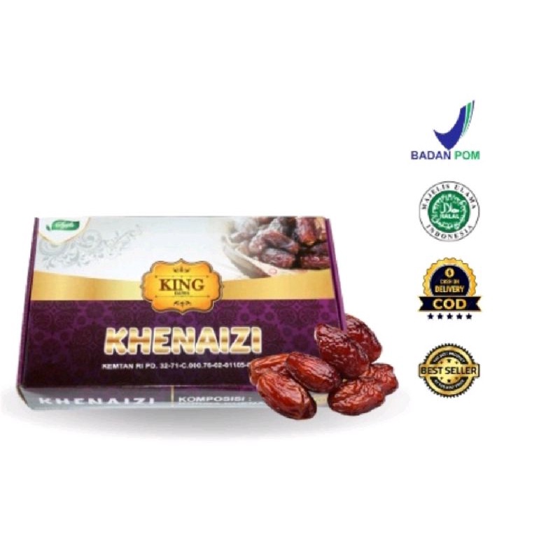 Kurma DATES KING KHENAIZI  1 Kg | KURMA KING KHENAIZI