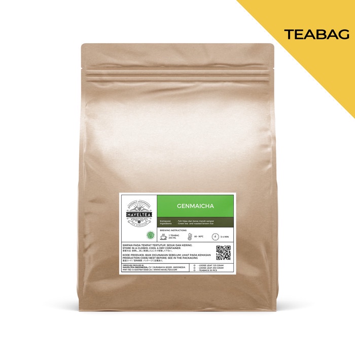 

GENMAICHA POUCH HAVELTEA TEH HIJAU BERAS JEPANG GREEN TEA