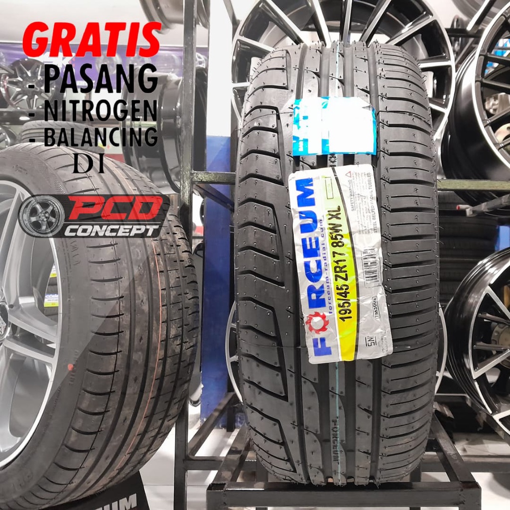 BAN 17 MOBIL MURAH SURABAYA 195/45 R17 FORCEUM OCTA TOKO BAN SURABAYA 195 45 R17