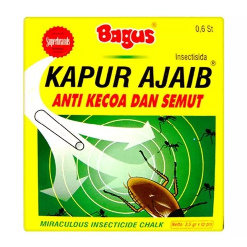Bagus kapur ajaib isi 3 pembasmi kecoa dan semut