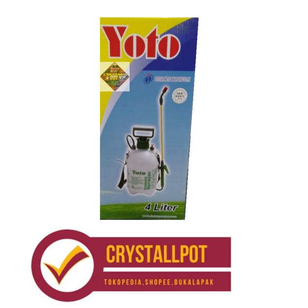 pressure sprayer YOTO 4 liter semprotan(penyemprot tanaman bertekanan)