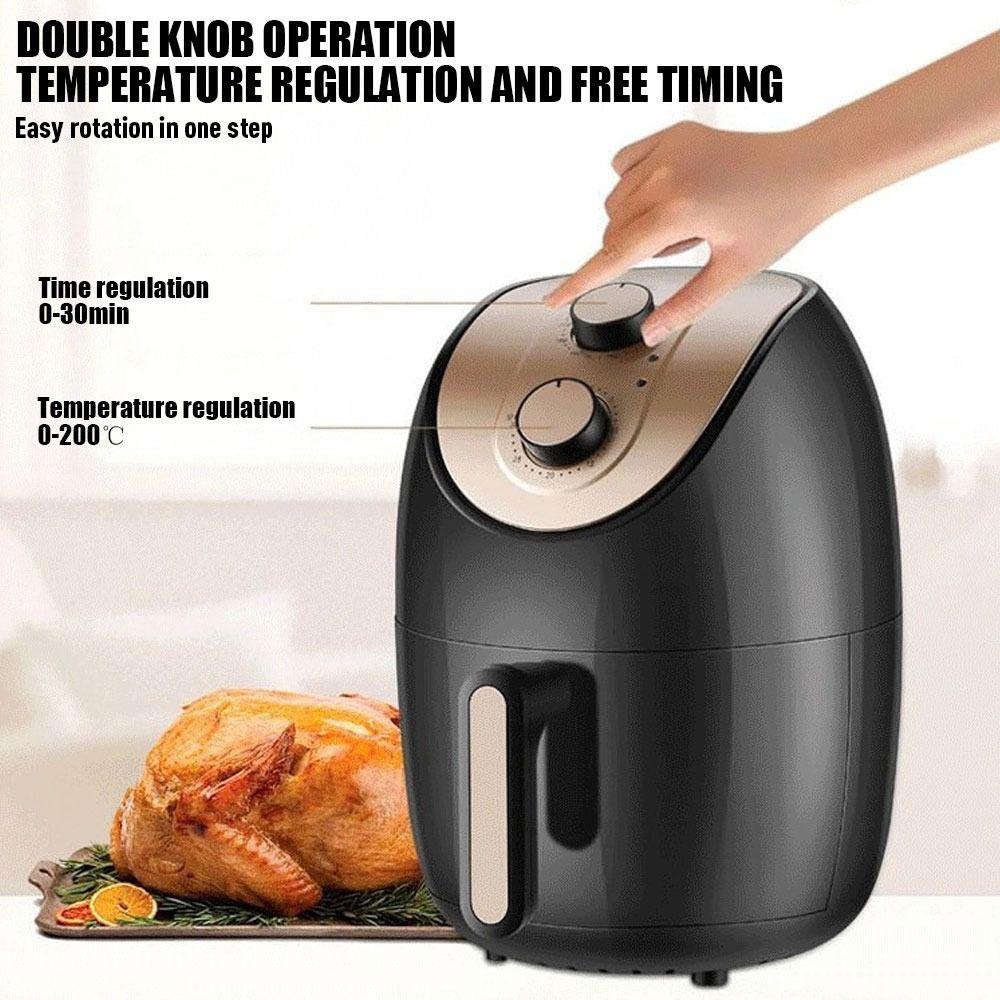 Solighter 4L Air Fryer Masak Minyak Rendah Lemak Sehat Penggorengan Cooker Dapur Oven