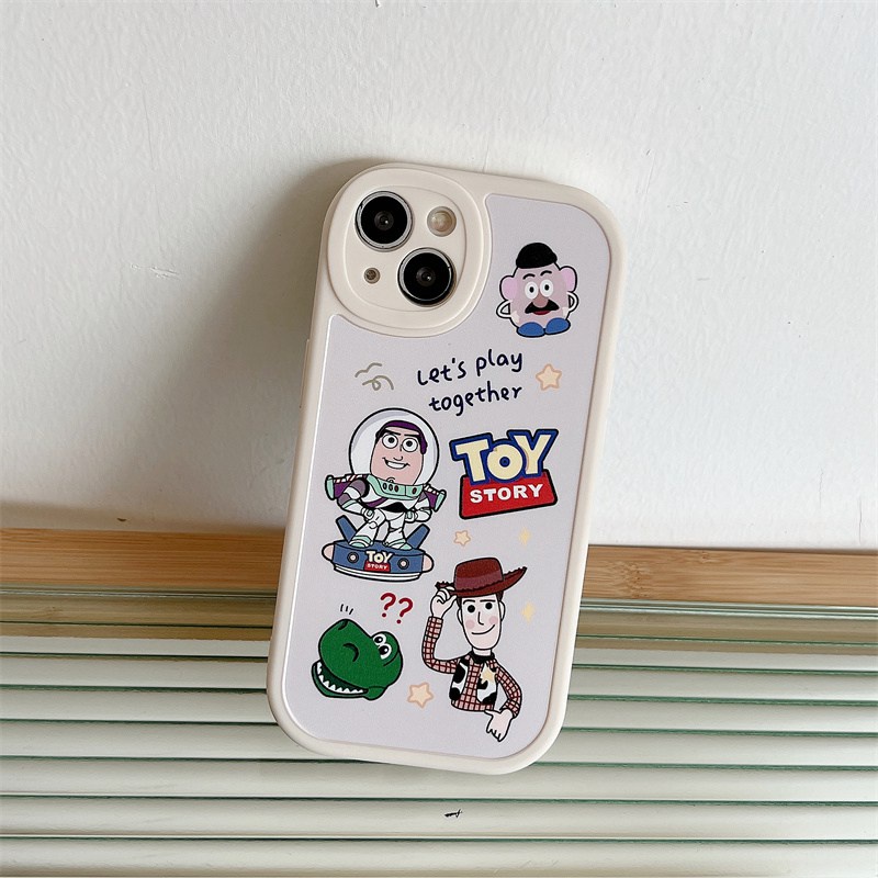 Frosty Cute Soft Case Realme C1 C2 5S 5i 6 7i 8i 8 Pro 9i C11 C20 C12 C15 C17 C21Y C25Y C35 RENO 4F 5 6 7Z Toy Story Cartoon Disney  Phone Case for Girl women gifts Baolongwish