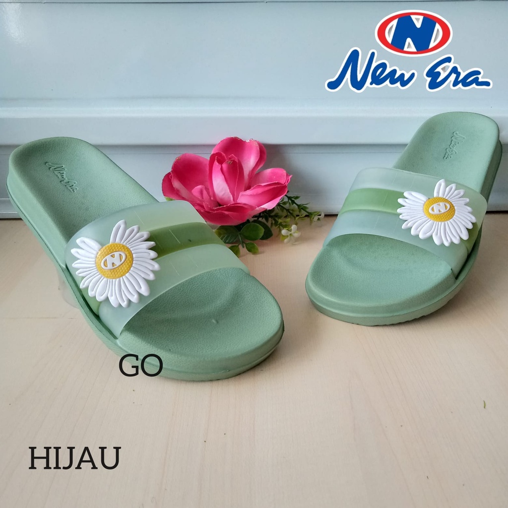 gof NEW ERA TG E 5116 SUN Sandal Karet Anak Perempuan Sandal Slop Sun Flower Anak Perempuan Sendal karet Anti Slip Original